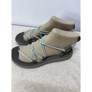 Teva Womens Voya Infinity Blue aquamarine Women Casual Lifestyle Sandal Sz 8